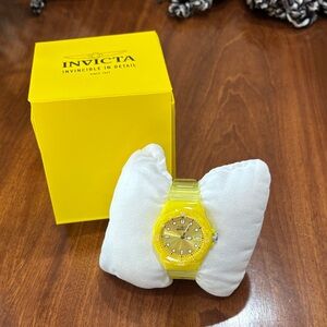 Invicta Celestial Bright Yellow Timepiece